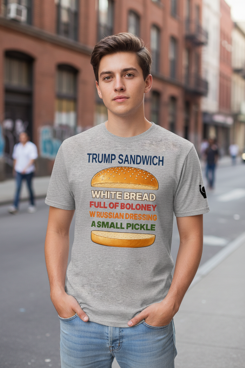 Trump Sandwich Tee - Gray Mockup